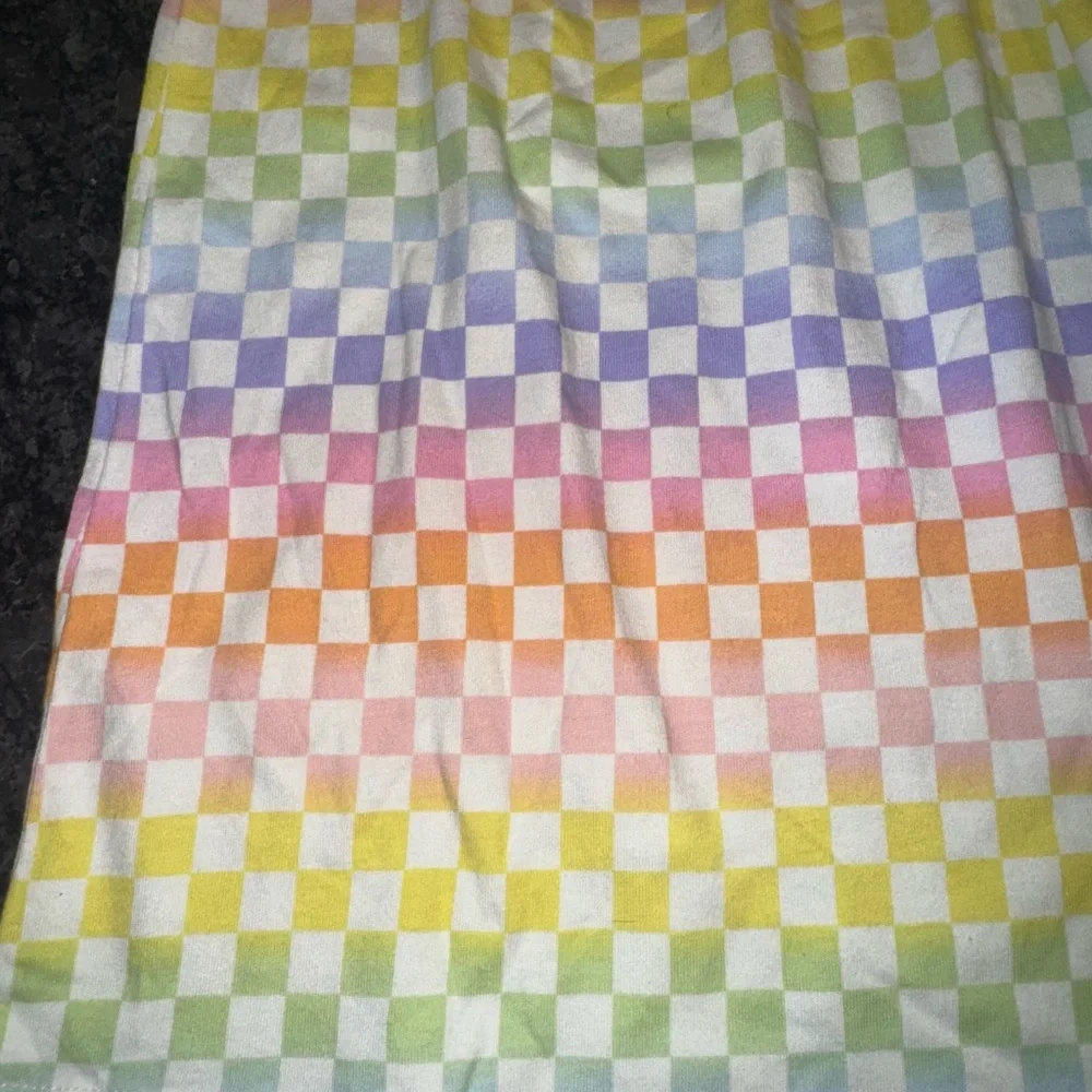 Colorful Checkered Kids Dress - Picture 2 of 3